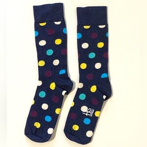 HS By Happy Socks Men's 1 Pair Crew Socks - One Size - New without Tags